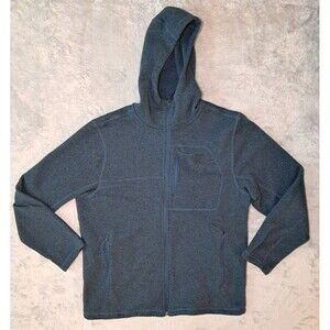 The North Face Thick Full Zip Hooded Sweater Jacket Denali Fleece Lined SZ XL